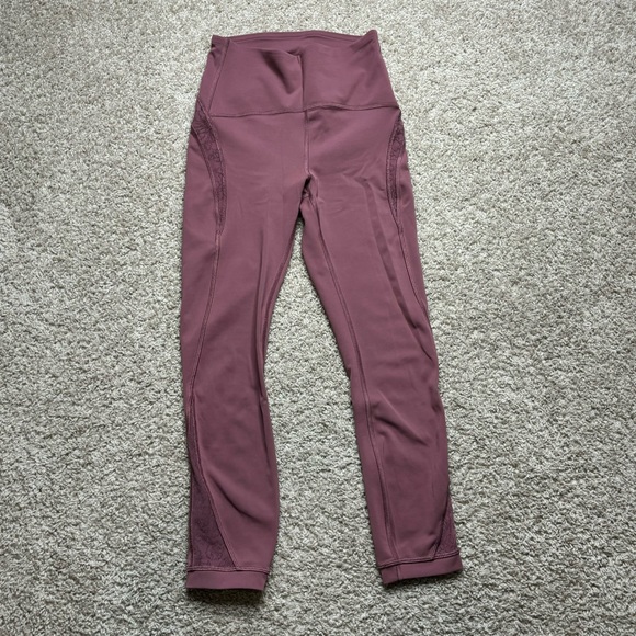 lululemon athletica Pants - Lululemon Wunder Under Crop High-Rise 21" *Flocked Everlux